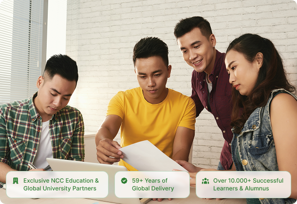 Students studying